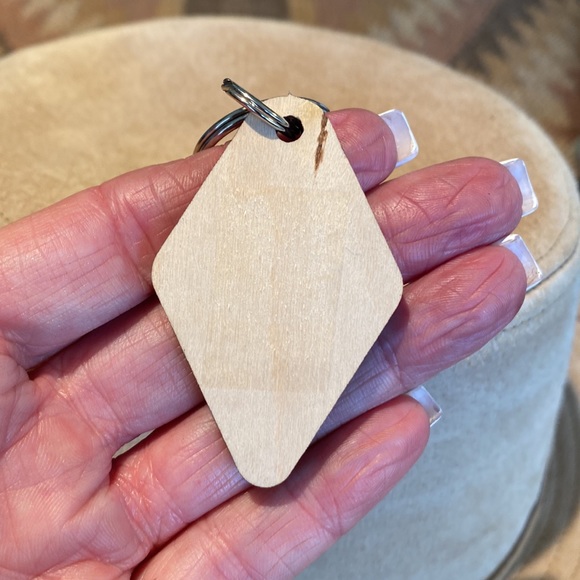 🎉NEW‼️. MOON & STARS WOODEN KEY CHAIN‼️ - Picture 3 of 7